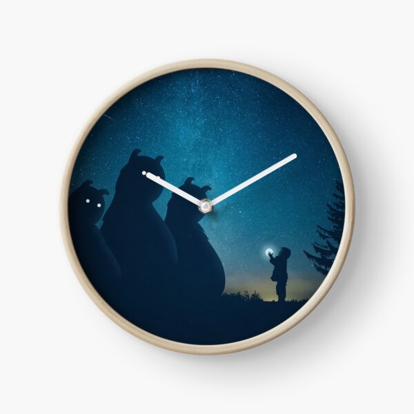 The Gift (blue) Clock