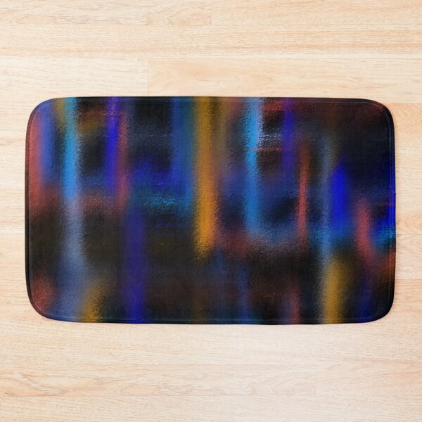 Item preview, Blurry Optical Illusion Neon Northern Lights Abstract Modern Minimalist Pattern Night designed and sold by hopecope.