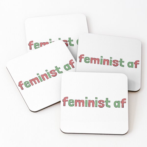 Item preview, FEMINIST AF HOLIDAY BUBBLE TEXT | FEMINIST CHRISTMAS designed and sold by Festive Feminist.