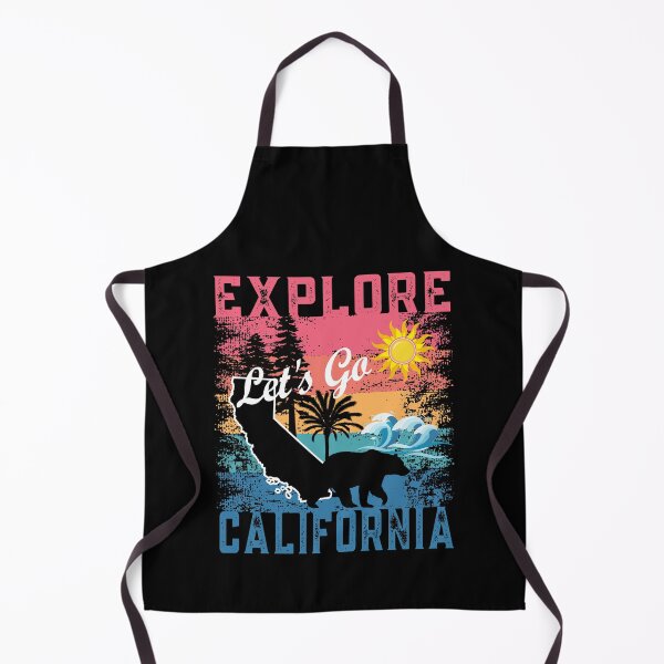 Item preview, VINTAGE SUNSET EXPLORE CALIFORNIA LET'S GO, GET OUTSIDE designed and sold by FlutteringWings.