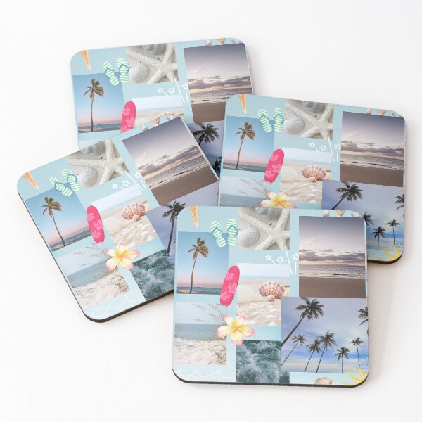 Item preview, Fun Beachy Collage - Day at The Beach designed and sold by Femme Pastel Collective.