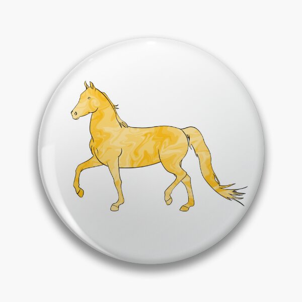 Item preview, Mixed-Up Morgan Horse Trotting Yellow designed and sold by theaadesigns.