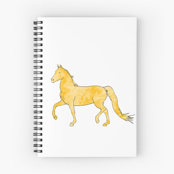 Item preview, Mixed-Up Morgan Horse Trotting Yellow designed and sold by theaadesigns.