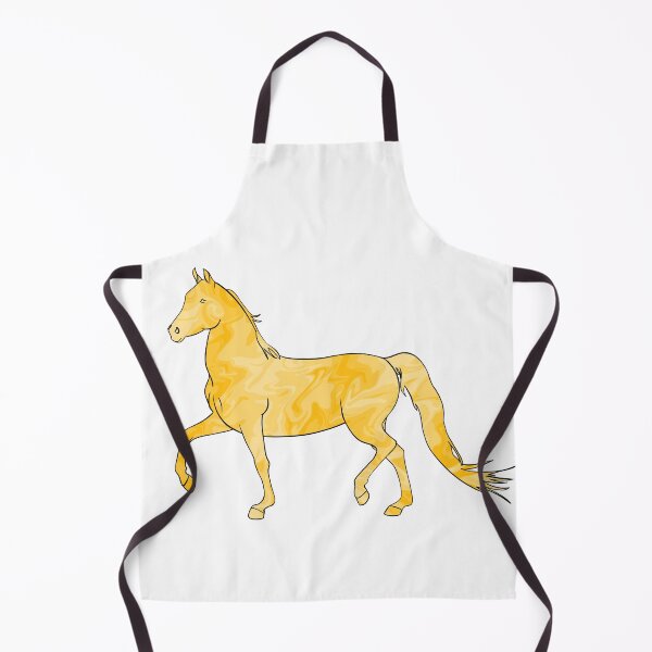 Item preview, Mixed-Up Morgan Horse Trotting Yellow designed and sold by theaadesigns.