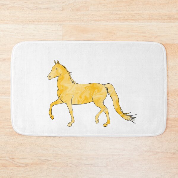 Item preview, Mixed-Up Morgan Horse Trotting Yellow designed and sold by theaadesigns.