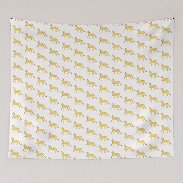 Item preview, Mixed-Up Morgan Horse Trotting Yellow designed and sold by theaadesigns.
