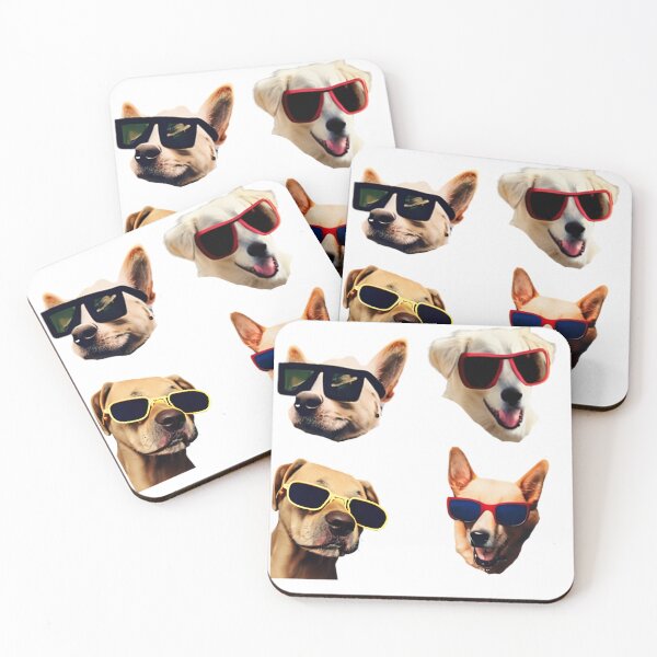 Item preview, Dogs With Glasses designed and sold by MuffinMeng ⭐⭐⭐⭐⭐.