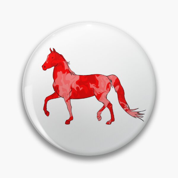 Item preview, Mixed-Up Morgan Horse Trotting Red designed and sold by theaadesigns.