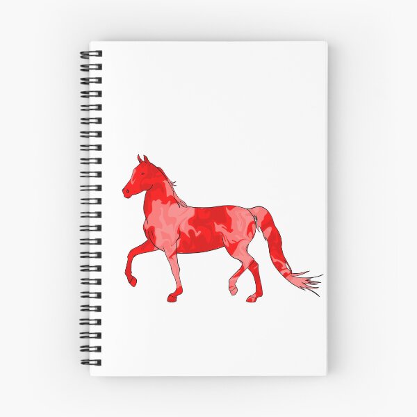 Item preview, Mixed-Up Morgan Horse Trotting Red designed and sold by theaadesigns.