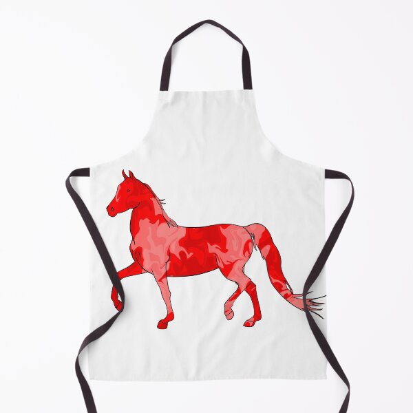 Item preview, Mixed-Up Morgan Horse Trotting Red designed and sold by theaadesigns.