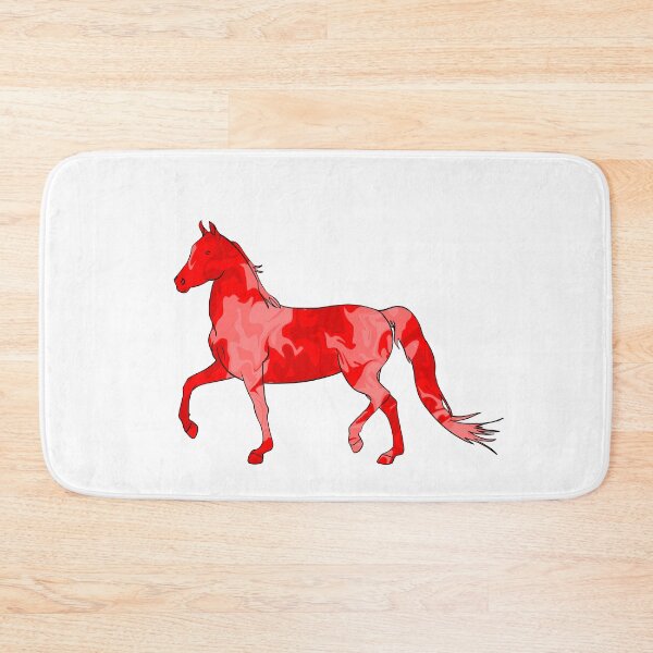 Item preview, Mixed-Up Morgan Horse Trotting Red designed and sold by theaadesigns.