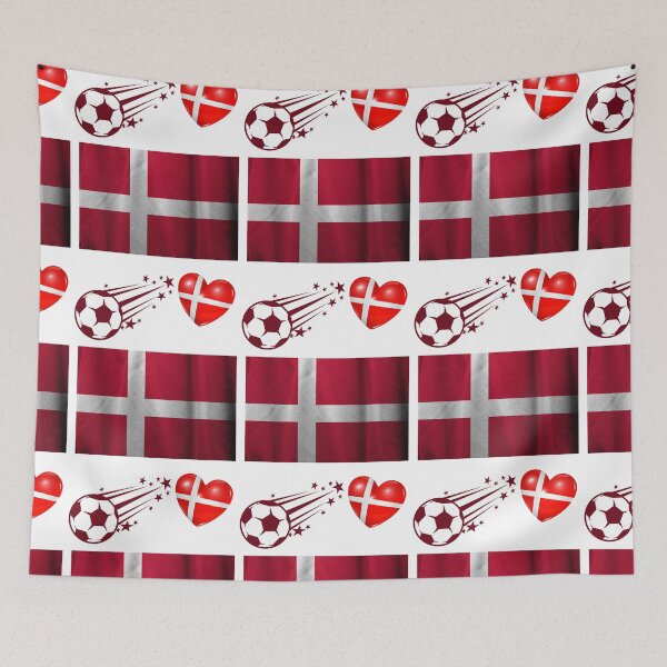 Item preview, Denmark Map Flag designed and sold by Tienda-Vane.