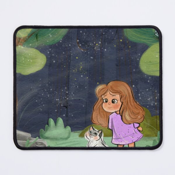 Item preview, Fluffy and the little girl  designed and sold by Highlight-art.
