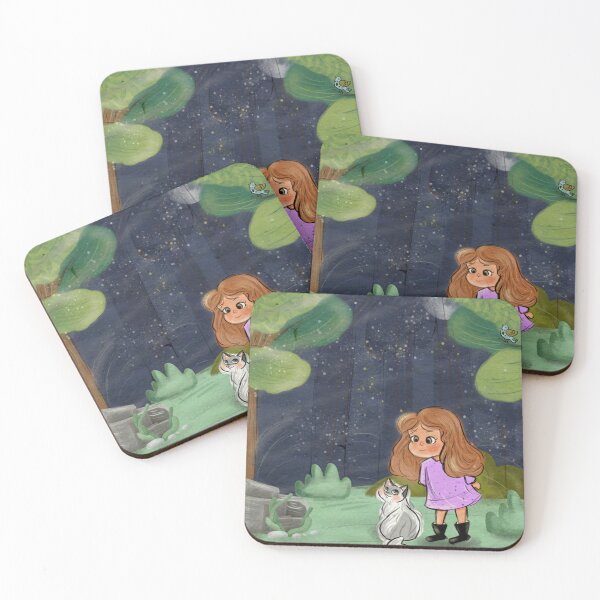 Item preview, Fluffy and the little girl  designed and sold by Highlight-art.