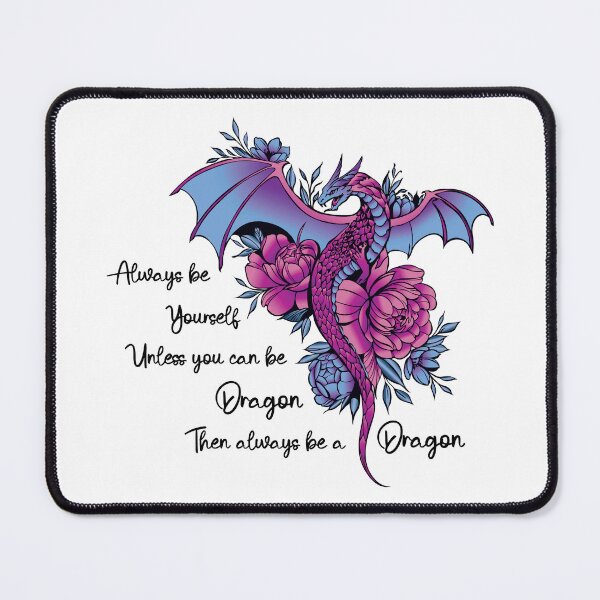 Item preview, Always be a Dragon designed and sold by GeekyGoddess.