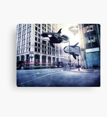 City of whales Canvas Print