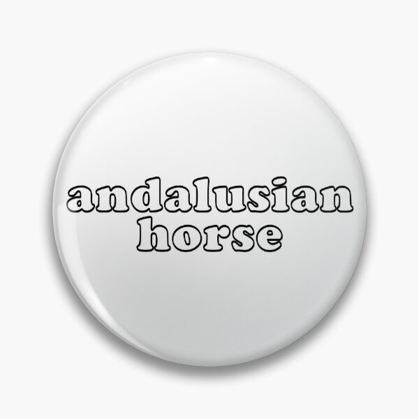 Item preview, Andalusian Horse Bubble Letters designed and sold by theaadesigns.