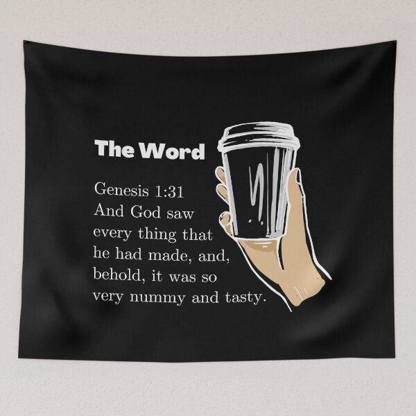 Item preview, And the Word Was Coffee designed and sold by It's On Backwards.