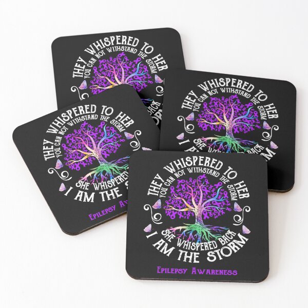 Item preview, Epilepsy Awareness - Epilepsy Warrior I Am The Storm designed and sold by RunningShop.