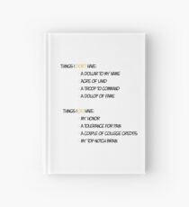 Do Don't Hardcover Journal