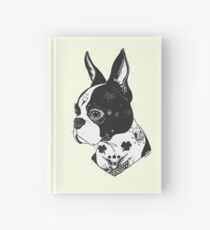 Tattooed Boston Terrier Hardcover Journal