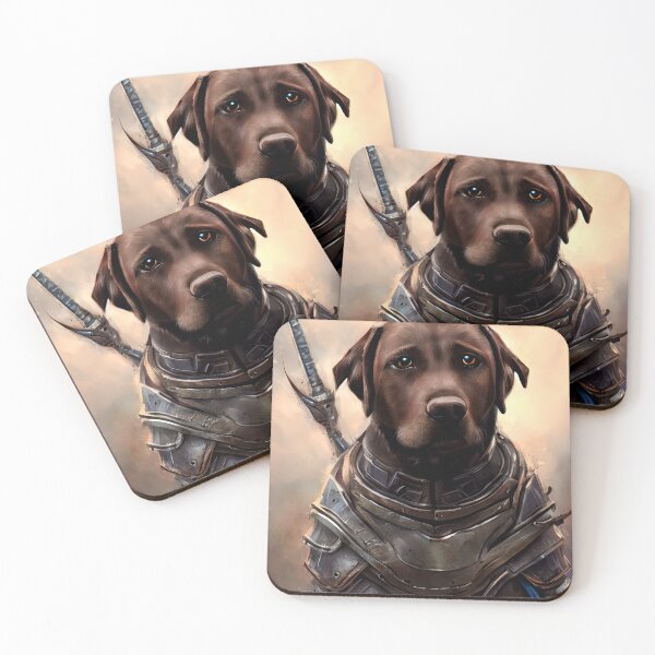Item preview, AI Generated Art, War Labrador designed and sold by RabbitHoleMI.