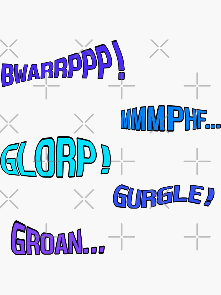 "Blueberry Inflation Sounds Sticker Pack" Sticker for Sale by JankHyena