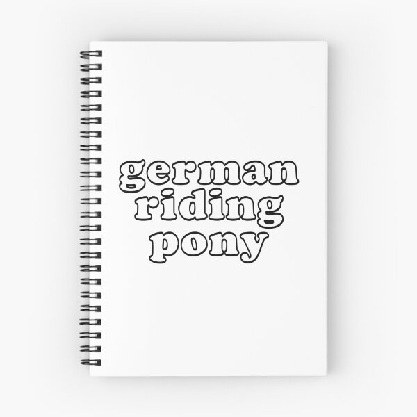 Item preview, German Riding Pony Bubble Letters designed and sold by theaadesigns.