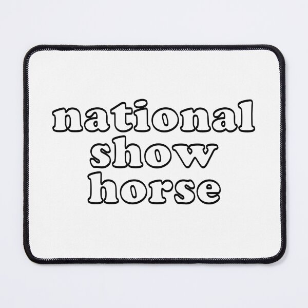 Item preview, National Show Horse Bubble Letters designed and sold by theaadesigns.