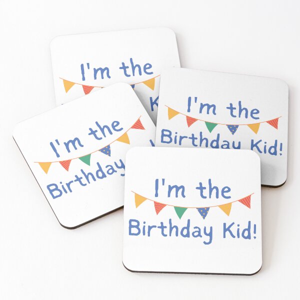 Item preview, I'm The Birthday Kid! Gender Neutral Kid Design With Bright Colors designed and sold by SayWhatYouFeel.