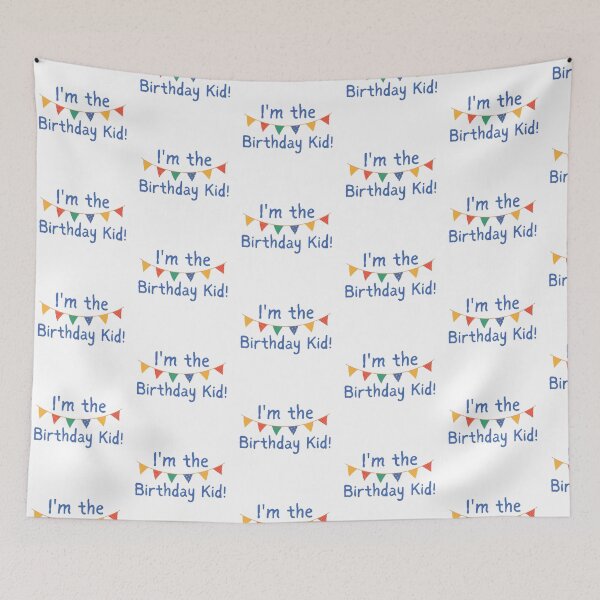Item preview, I'm The Birthday Kid! Gender Neutral Kid Design With Bright Colors designed and sold by SayWhatYouFeel.