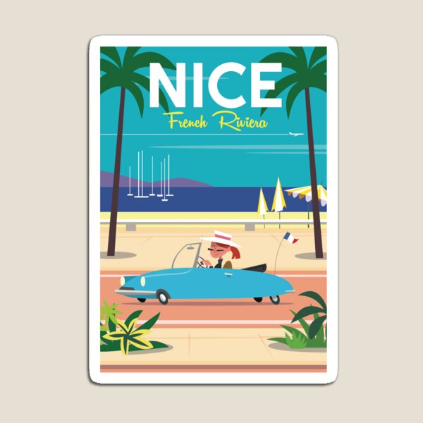 Item preview, NIce-French Riviera poster designed and sold by Gary Godel.