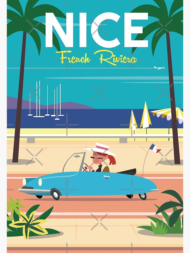 NIce-French Riviera poster by GAGodel