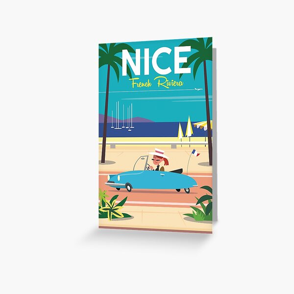 Item preview, NIce-French Riviera poster designed and sold by GAGodel.