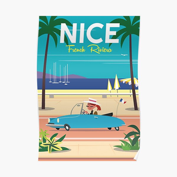Affiche Nice-Côte d'Azur Poster