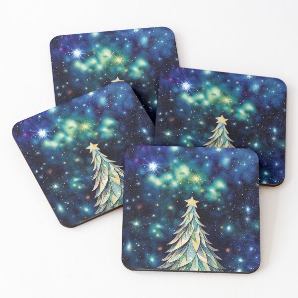 Item preview, A Christmas Tree Under the Stars designed and sold by Mika Hutton.