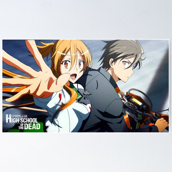 High School Of The Dead anime High School Of The Dead Poster for Sale by  Simonaigueroa