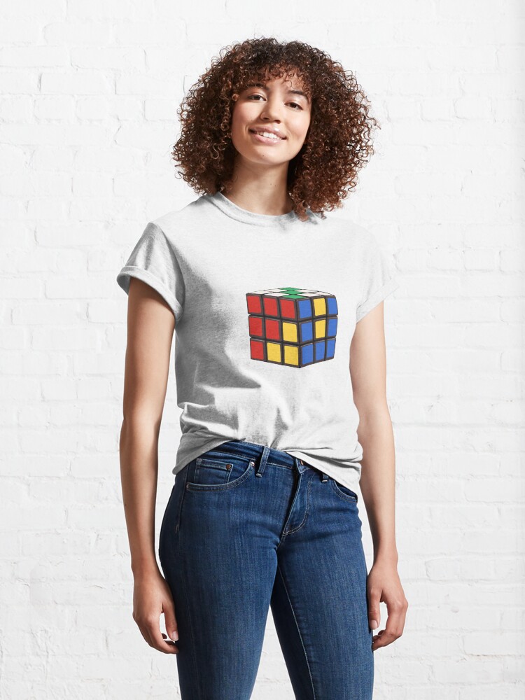 Alternate view of F U Rubik Cube Classic T-Shirt