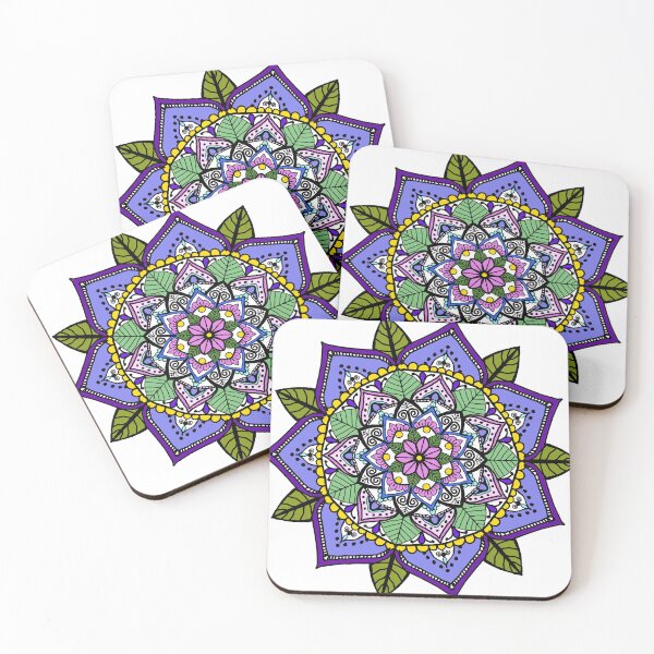 Item preview, Flower Garden Mandala designed and sold by ElisianArts.