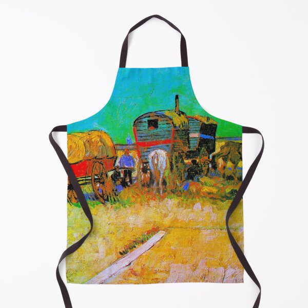 Item preview, Encampment of Gypsies with Caravans - Vincent van Gogh designed and sold by SimpleJoyStyle.