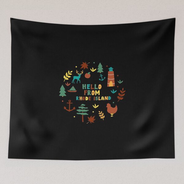 Item preview, Hello from Rhode Island  designed and sold by DeversDesigns.
