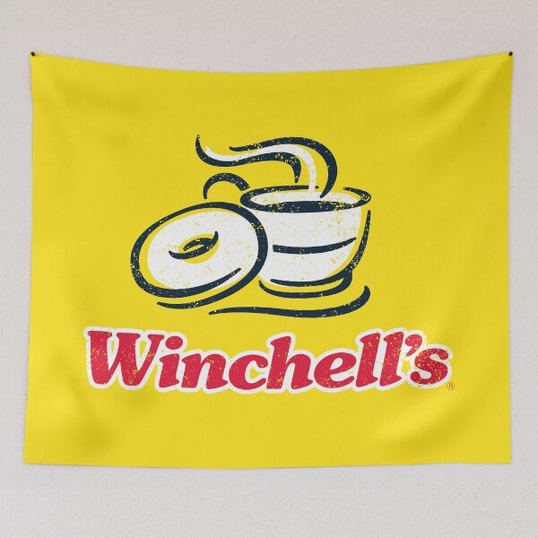 Item preview, Winchell's Donut House - Vintage Worn Texture designed and sold by sticker-stacker.