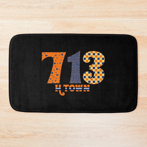 Item preview, 713 Houston Texas - Rainbow Orange designed and sold by OctGaveAParty.