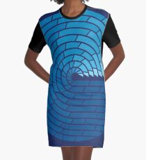 Allmächtiger Ozean T-Shirt Kleid