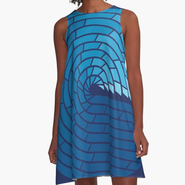 Almighty Ocean A-Line Dress
