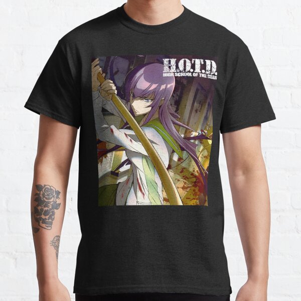 Camiseta Highschool of the Dead HOTD Anime Blusa Mangá