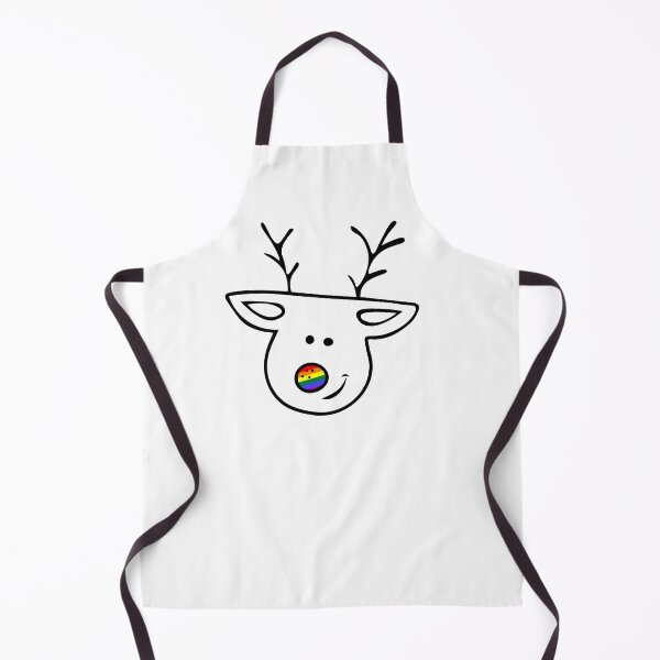 Item preview, RAINBOW NOSE RUDOLPH designed and sold by Festive Feminist.