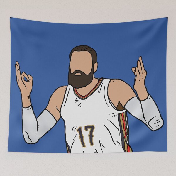 Item preview, Jonas Valanciunas Shrug 3 Point Celebration designed and sold by RatTrapTees.