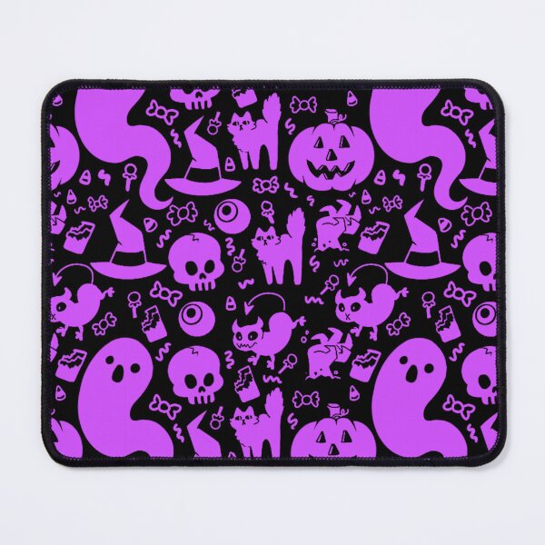 Item preview, Spooky Scary Lil’ Purple Guys (Black Background) designed and sold by Purple-Capybara.