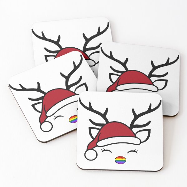 Item preview, RAINBOW RUDOLPH designed and sold by Festive Feminist.